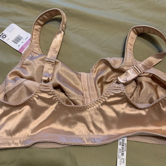 🥰2/$10 - JMS front-close bra, wire-free, beige, 42DD - Picture 4 of 5
